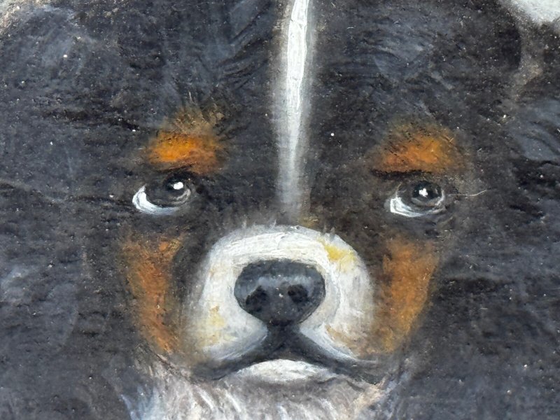 English Country House King Charles Spaniels Victorian Oil Painting Circa 1880 - Image 8