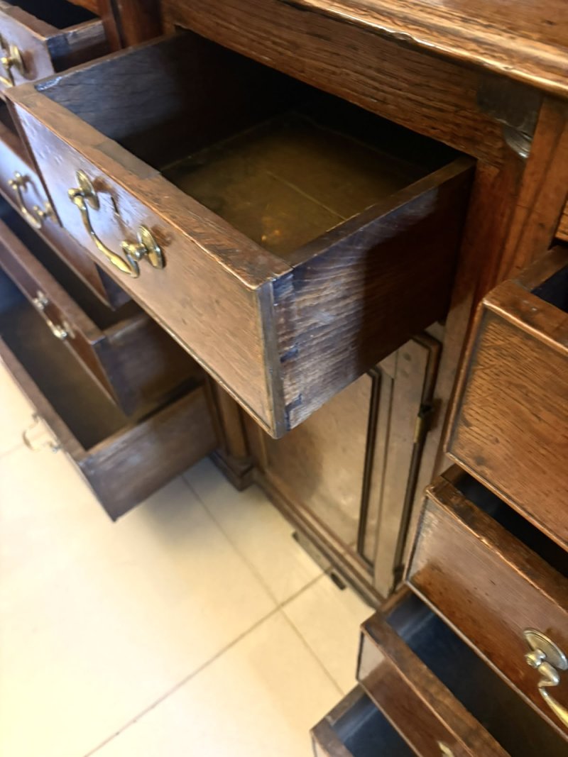 Outstanding Quality Antique Georgian Lancashire Oak Dresser And Plate Rack - Image 14