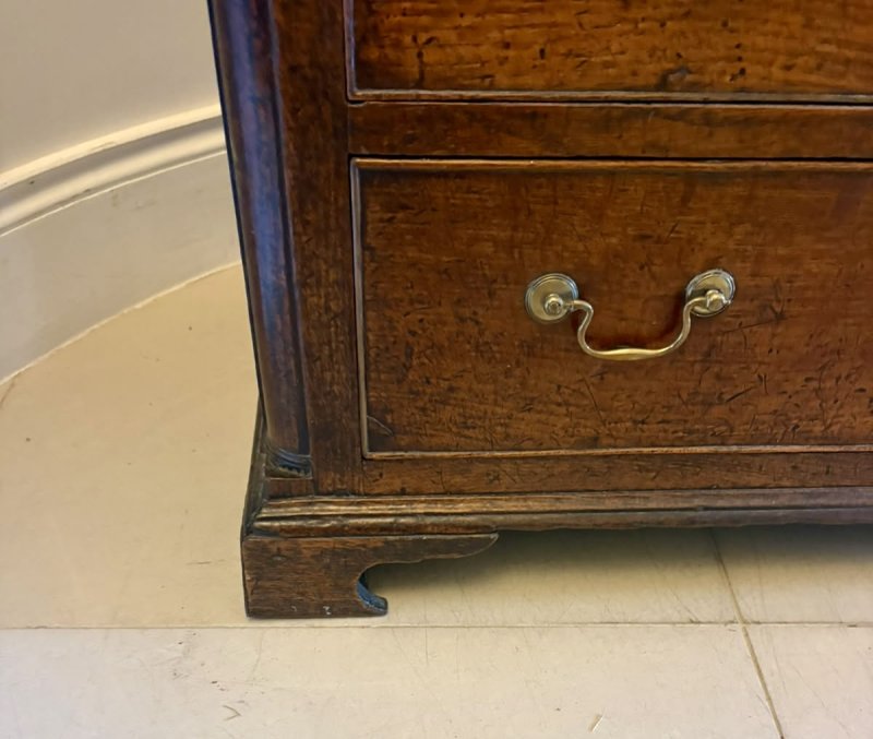 Outstanding Quality Antique Georgian Lancashire Oak Dresser And Plate Rack - Image 8