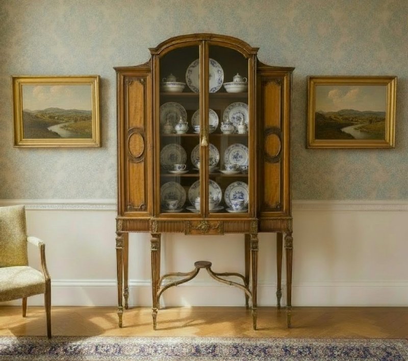Waring & Gillow Neo Classical Display Cabinet - Image 2