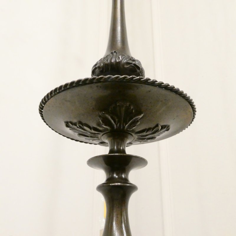 Early 20th Century Dutch Bronze Chandelier - Image 12