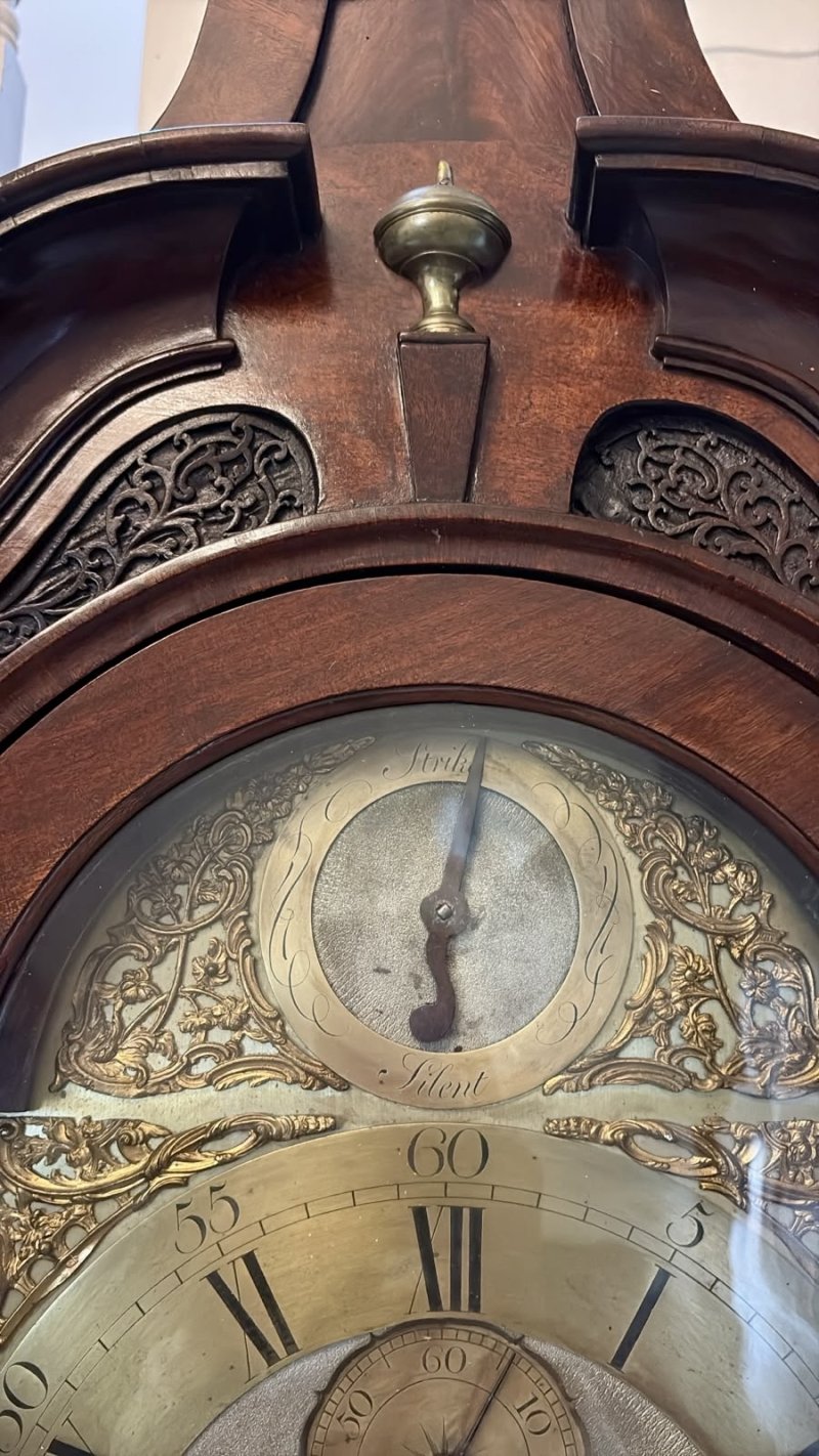 Antique Georgian John Taylor London Mahogany Longcase Grandfather Clock - Image 14