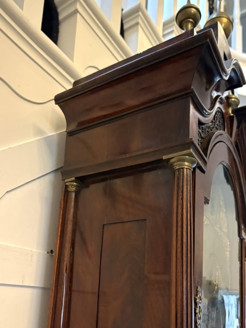 Antique Georgian John Taylor London Mahogany Longcase Grandfather Clock - Image 19