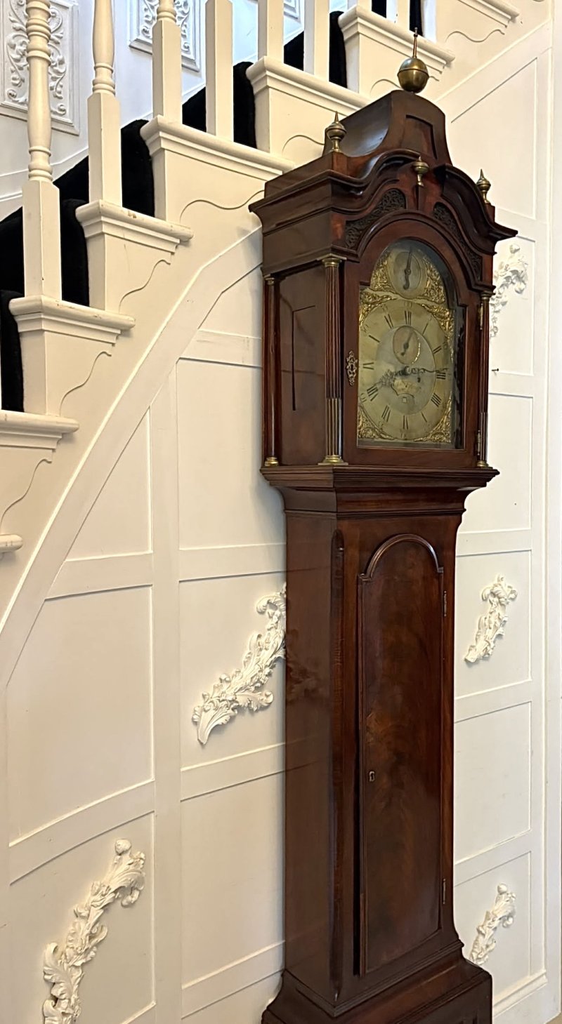 Antique Georgian John Taylor London Mahogany Longcase Grandfather Clock - Image 24