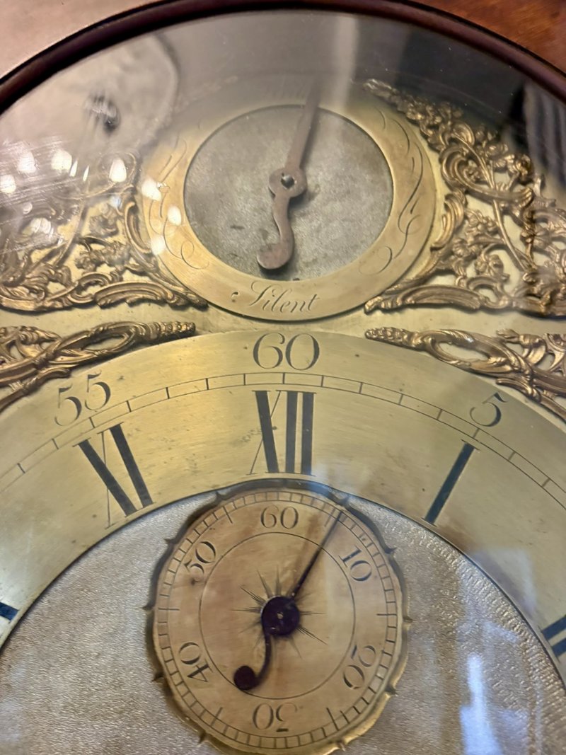 Antique Georgian John Taylor London Mahogany Longcase Grandfather Clock - Image 12