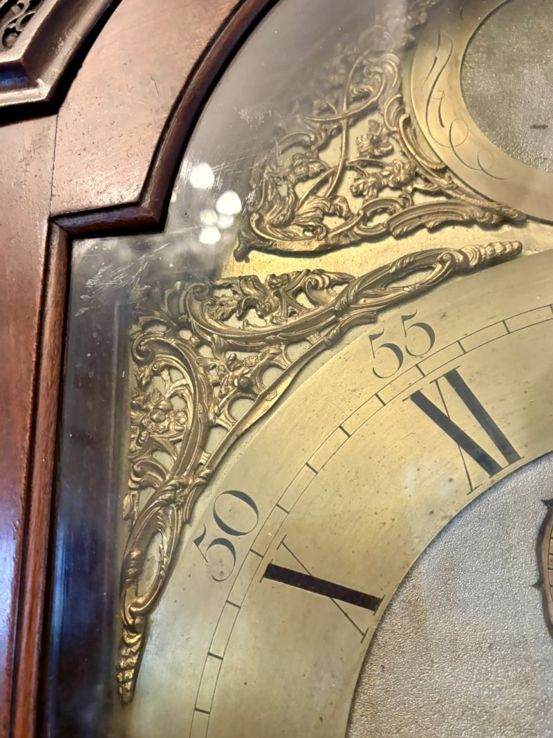 Antique Georgian John Taylor London Mahogany Longcase Grandfather Clock - Image 9
