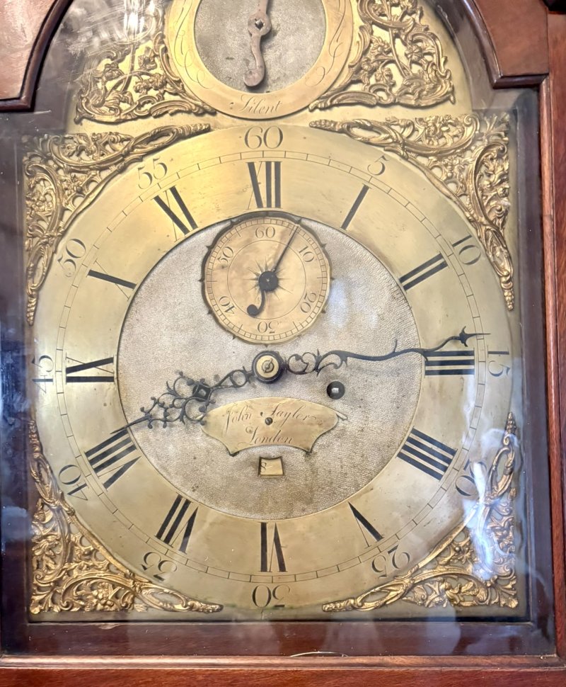 Antique Georgian John Taylor London Mahogany Longcase Grandfather Clock - Image 6