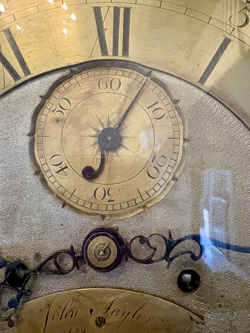 Antique Georgian John Taylor London Mahogany Longcase Grandfather Clock - Image 11