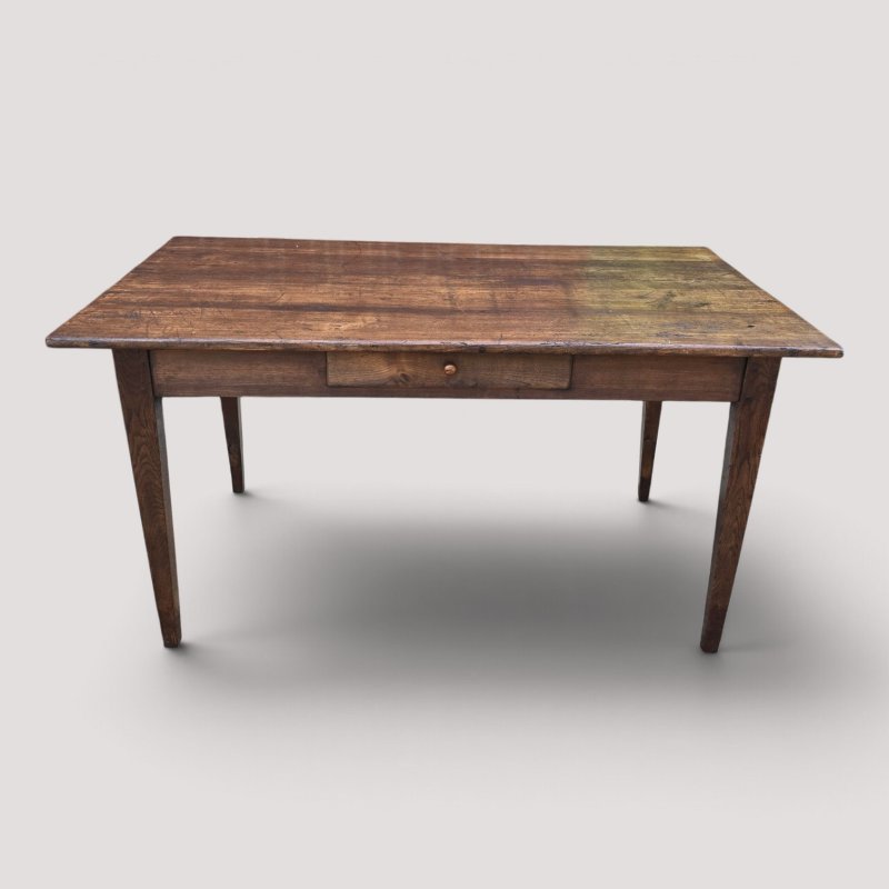 French Oak Farmhouse kitchen Refrectory Dining Table - Image 2