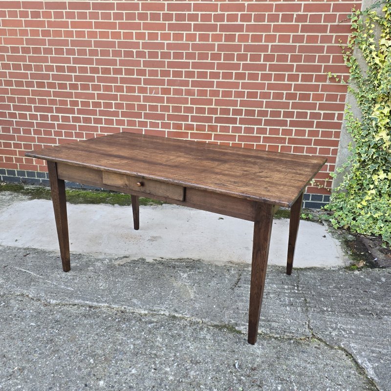 French Oak Farmhouse kitchen Refrectory Dining Table - Image 10