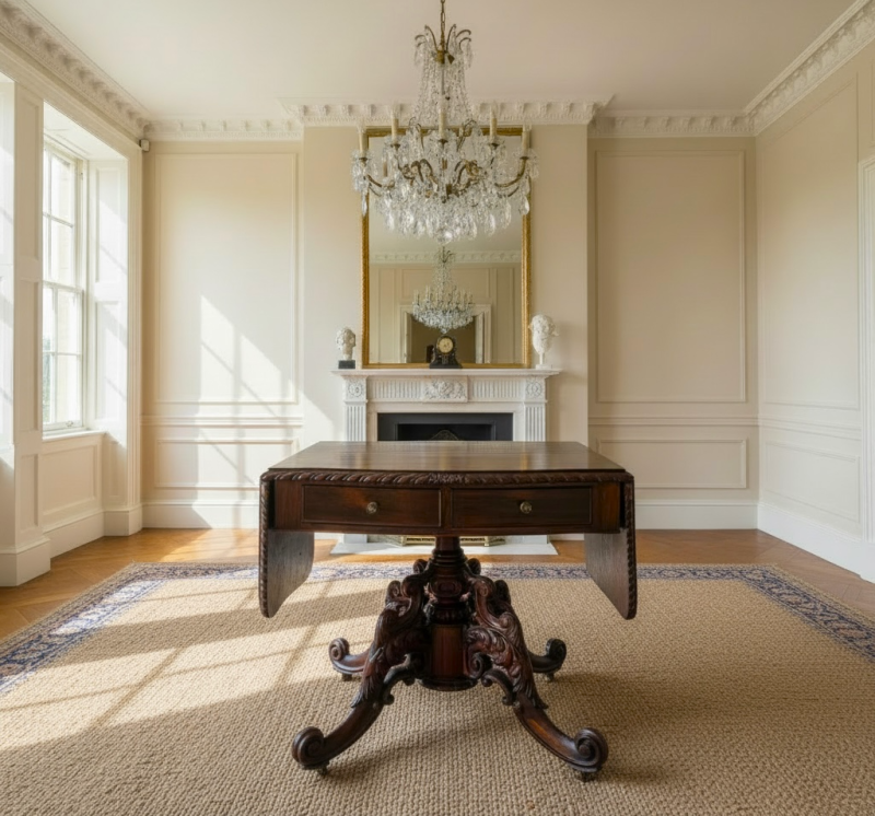19th Century Rosewood Sofa Table - Image 2