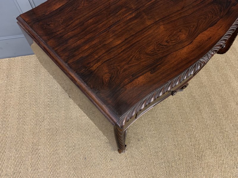 19th Century Rosewood Sofa Table - Image 20