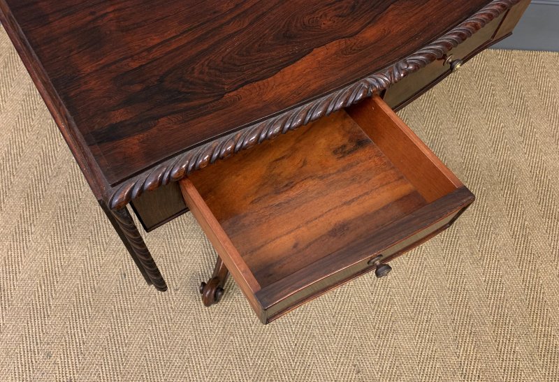 19th Century Rosewood Sofa Table - Image 16