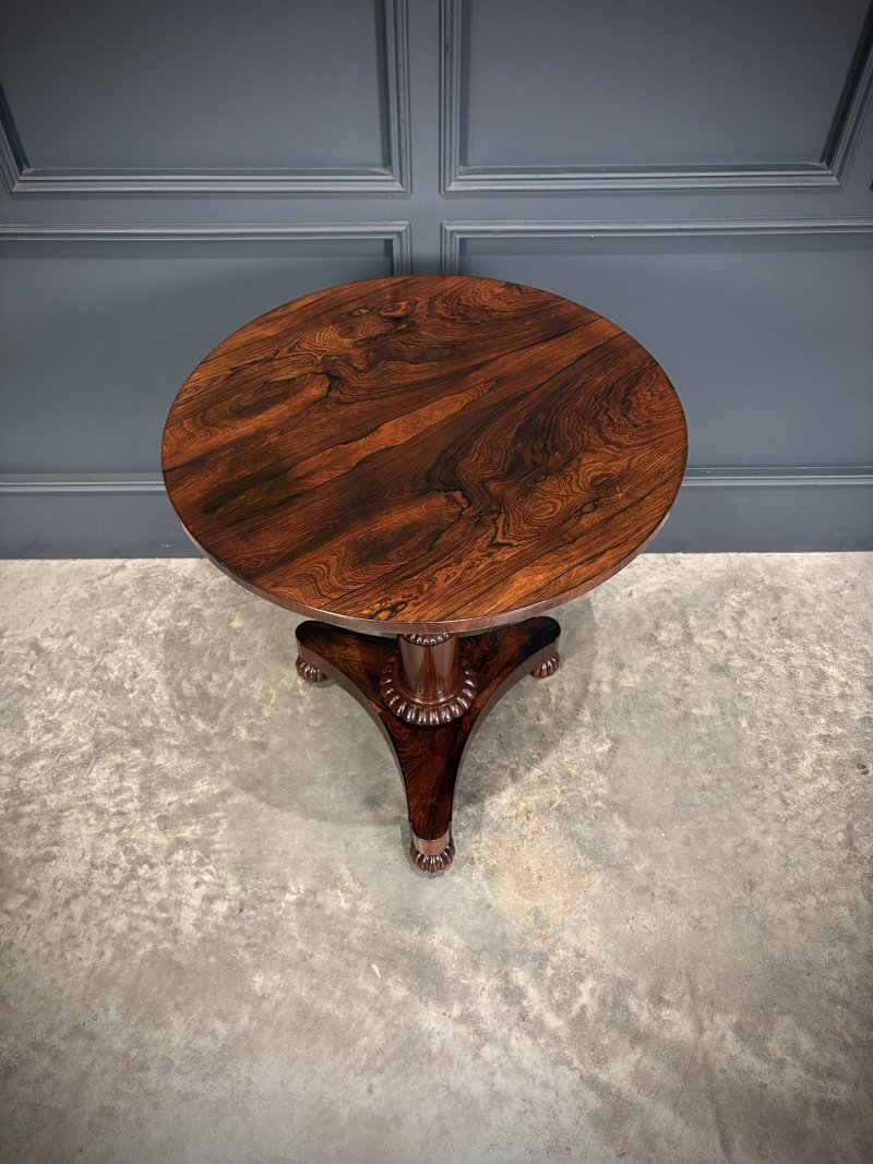 Rosewood Occasional Wine Table - Image 5