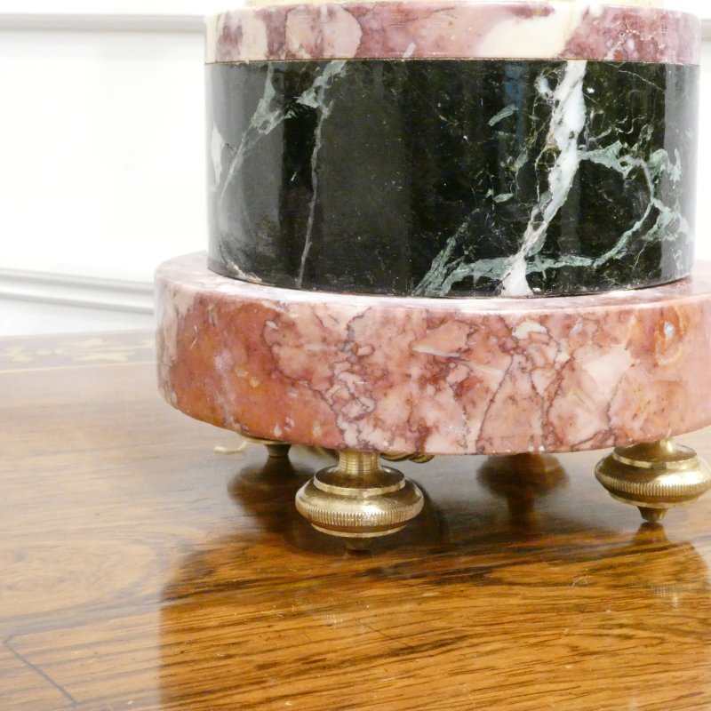 Pair of French Marble & Gilt Bronze Cassolette Table Lamps - Image 13