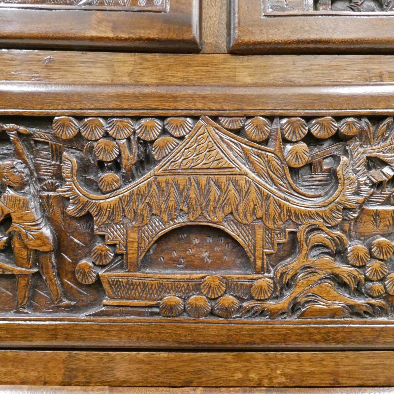 Early 20th Century Camphor Wood Campaign Chest of Drawers - Image 6