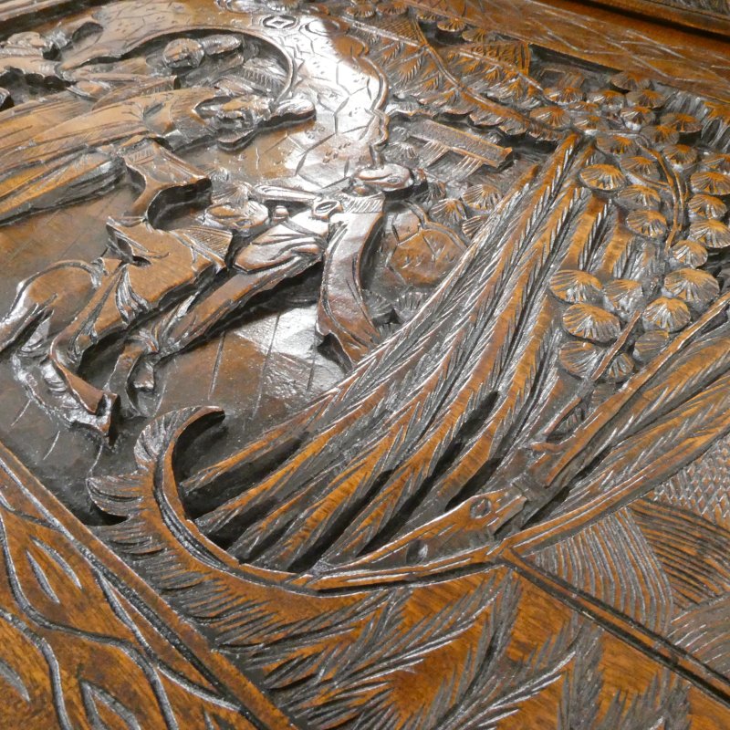 Early 20th Century Camphor Wood Campaign Chest of Drawers - Image 9