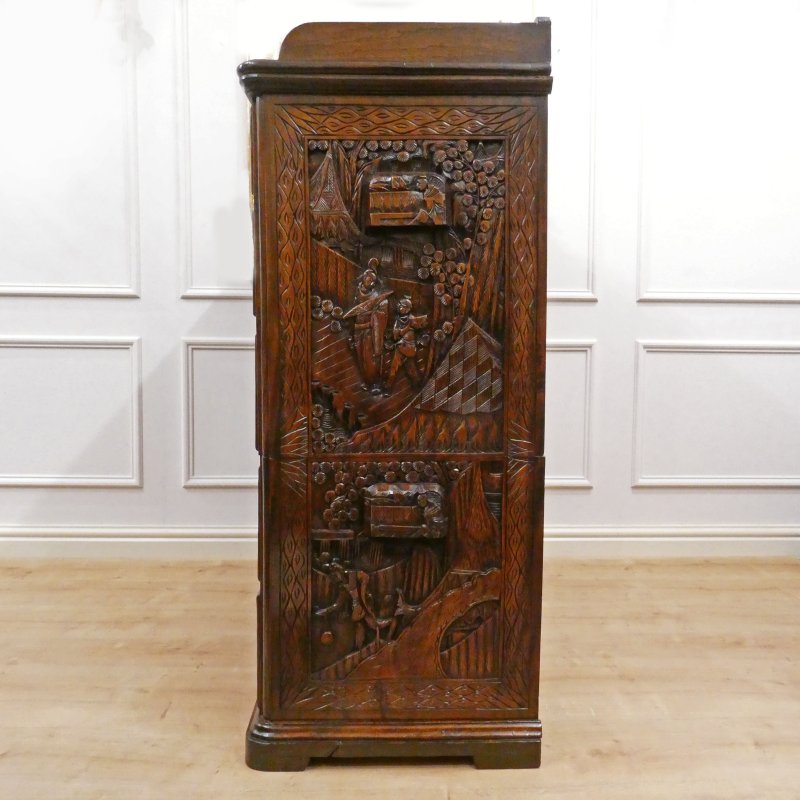 Early 20th Century Camphor Wood Campaign Chest of Drawers - Image 14
