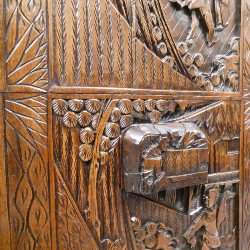 Early 20th Century Camphor Wood Campaign Chest of Drawers - Image 18