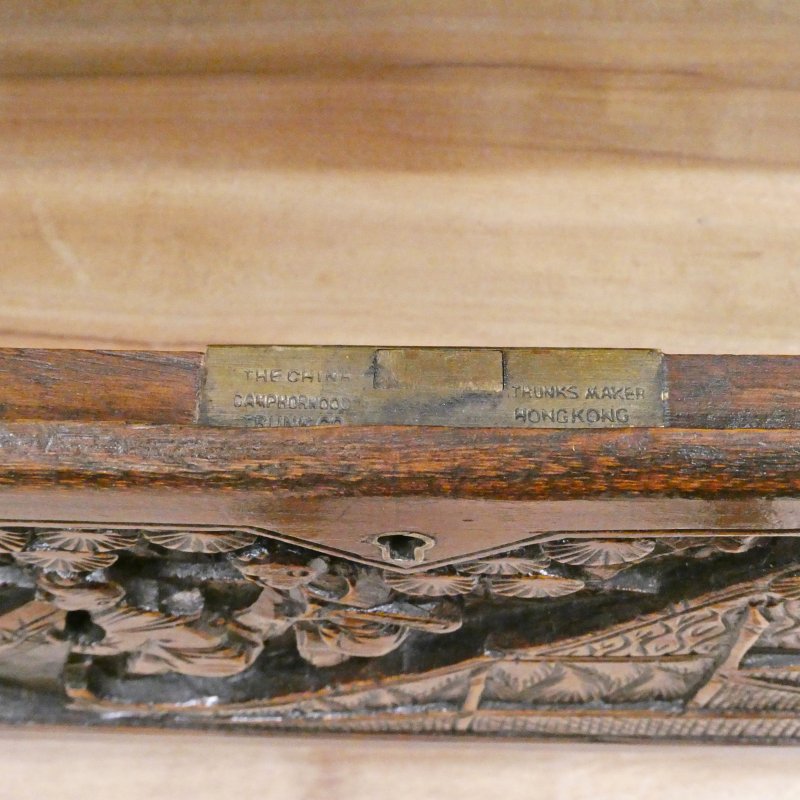 Early 20th Century Camphor Wood Campaign Chest of Drawers - Image 20