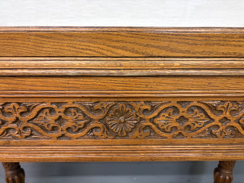 Carved Oak Display Cabinet - Image 16