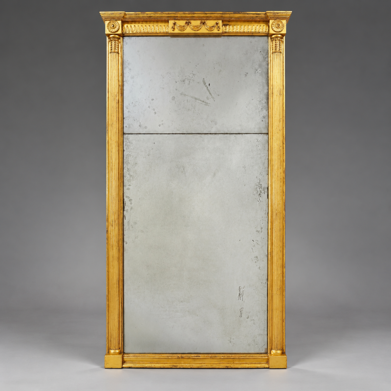 A fine George III gilt-wood pier mirror