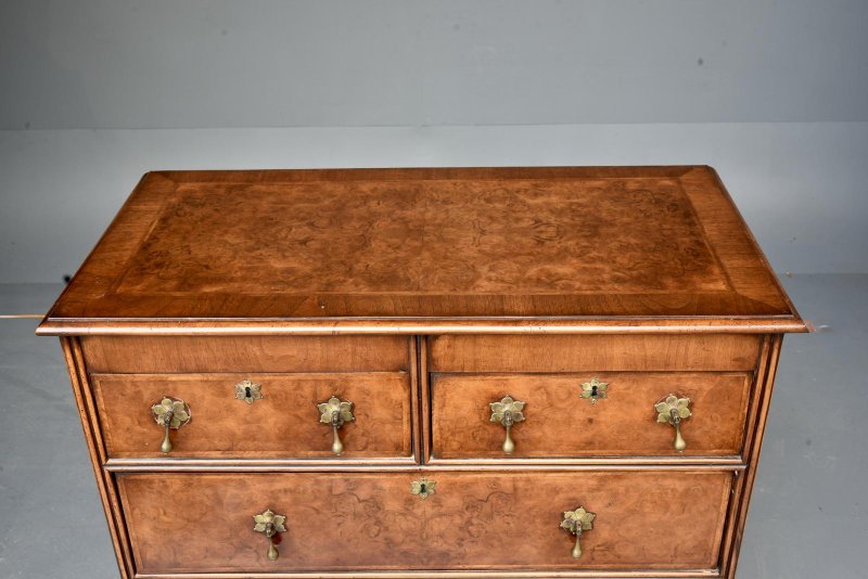 19th Century Queen Anne Style Walnut Chest of Drawers - Image 7