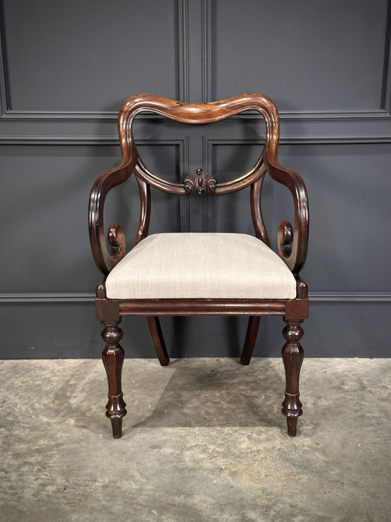 Set of Eight Rosewood Dining Chairs - Image 10