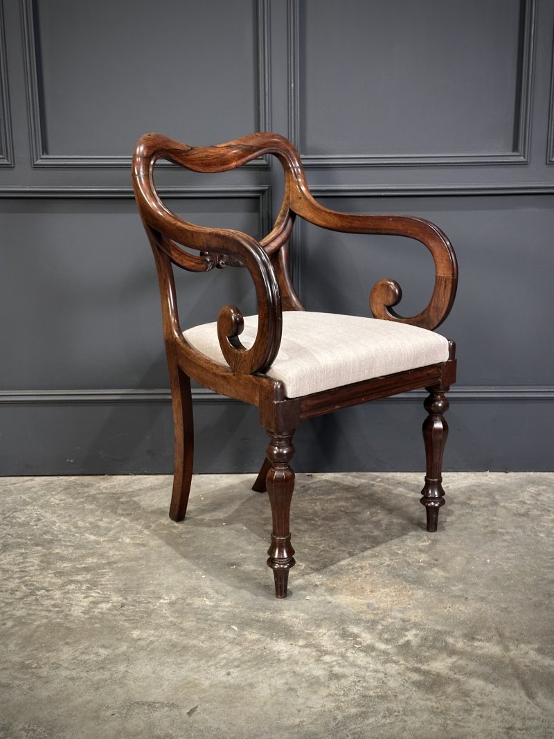 Set of Eight Rosewood Dining Chairs - Image 9