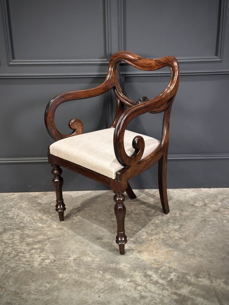 Set of Eight Rosewood Dining Chairs - Image 11