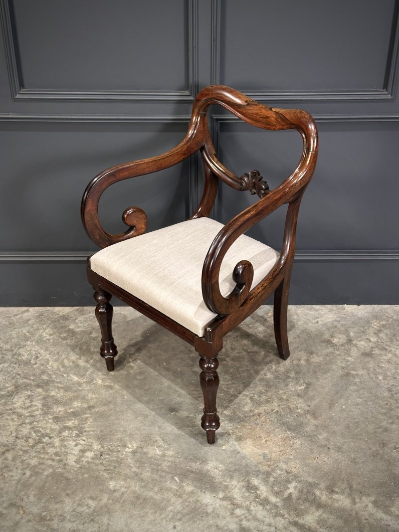 Set of Eight Rosewood Dining Chairs - Image 12