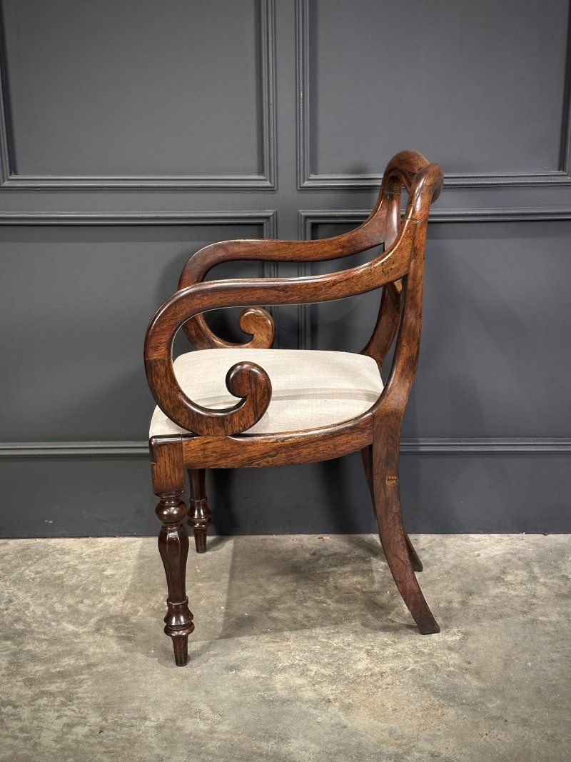 Set of Eight Rosewood Dining Chairs - Image 13