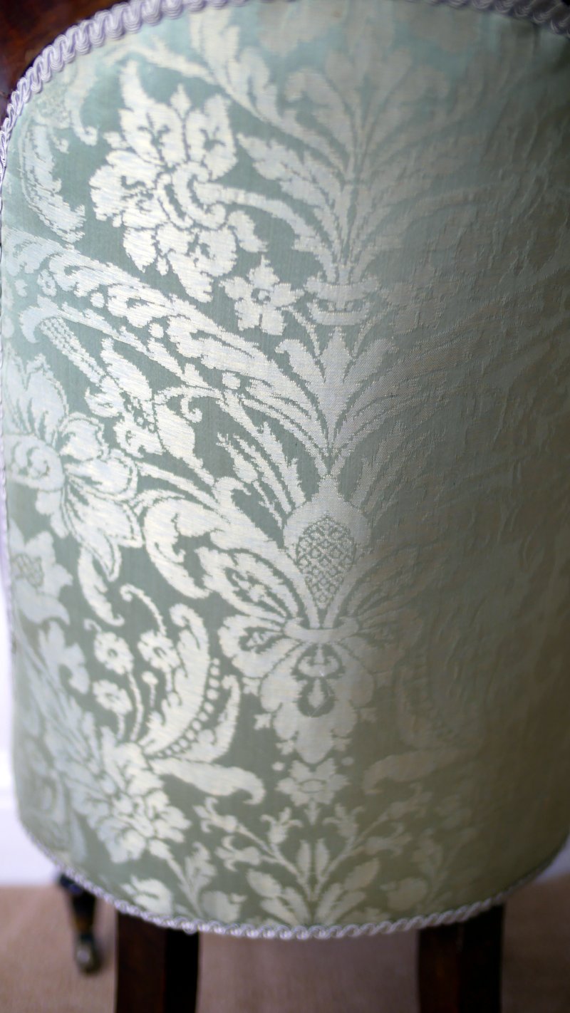 Matching Pair of Victorian Spoon Back Hall Salon bedroom Chairs - Image 11