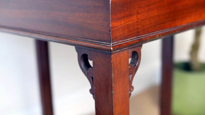Antique Georgian Hall Side Console Table - Image 8