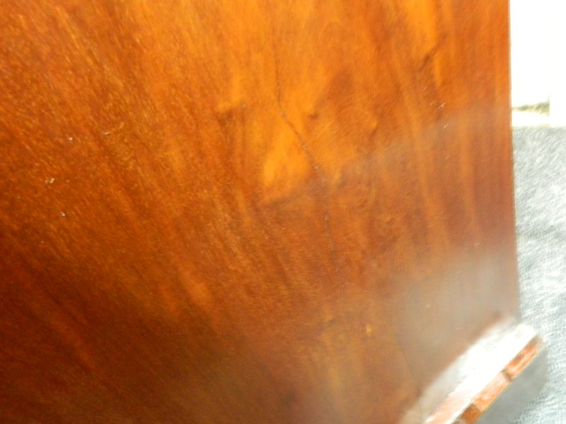 Antique Victorian Scottish Mahogany Chest of Drawers, 19th Century Serpentine Scotch Dresser. - Image 18