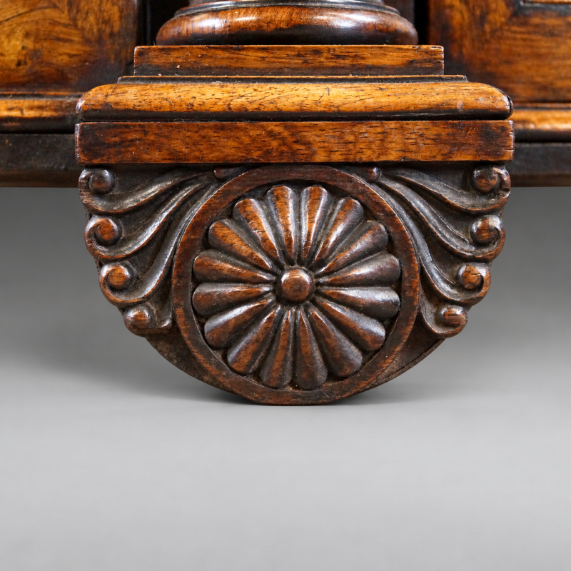 A Late Regency Rosewood Side Cabinet Side Cabinet - Image 2