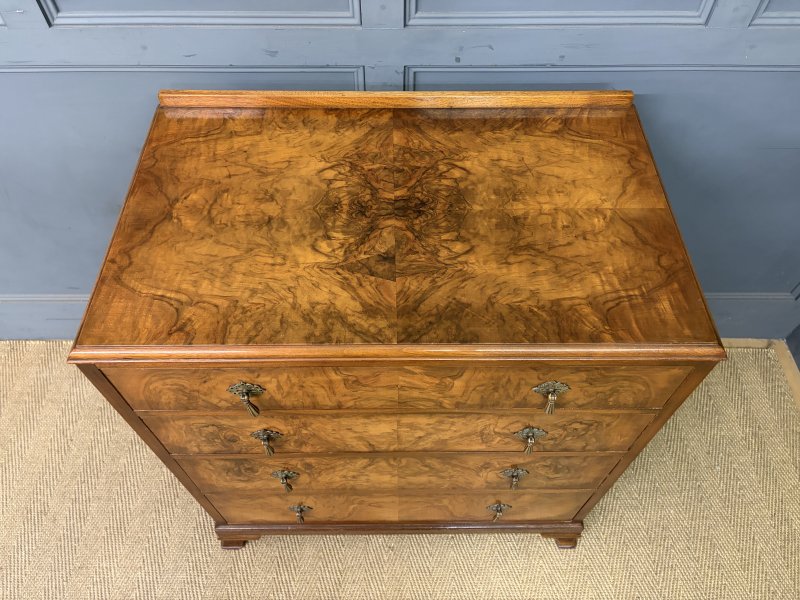 Waring & Gillow Art Deco Burr Walnut Chest of Drawers - Image 10