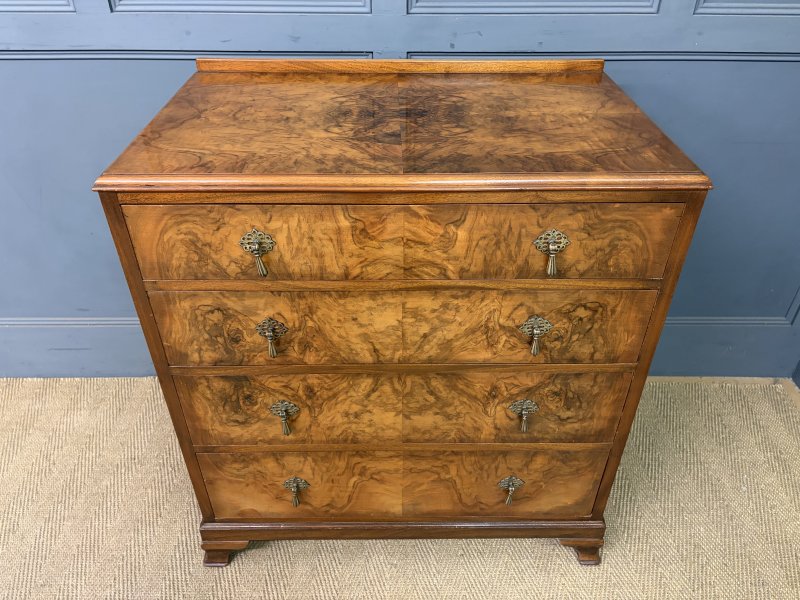 Waring & Gillow Art Deco Burr Walnut Chest of Drawers - Image 15