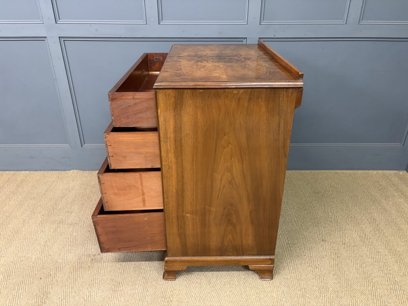 Waring & Gillow Art Deco Burr Walnut Chest of Drawers - Image 6