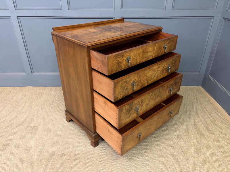 Waring & Gillow Art Deco Burr Walnut Chest of Drawers - Image 4