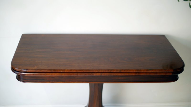 Fine William IV Rosewood Tea Table Console Hall Side Table - Image 12