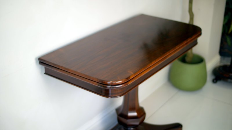Fine William IV Rosewood Tea Table Console Hall Side Table - Image 15