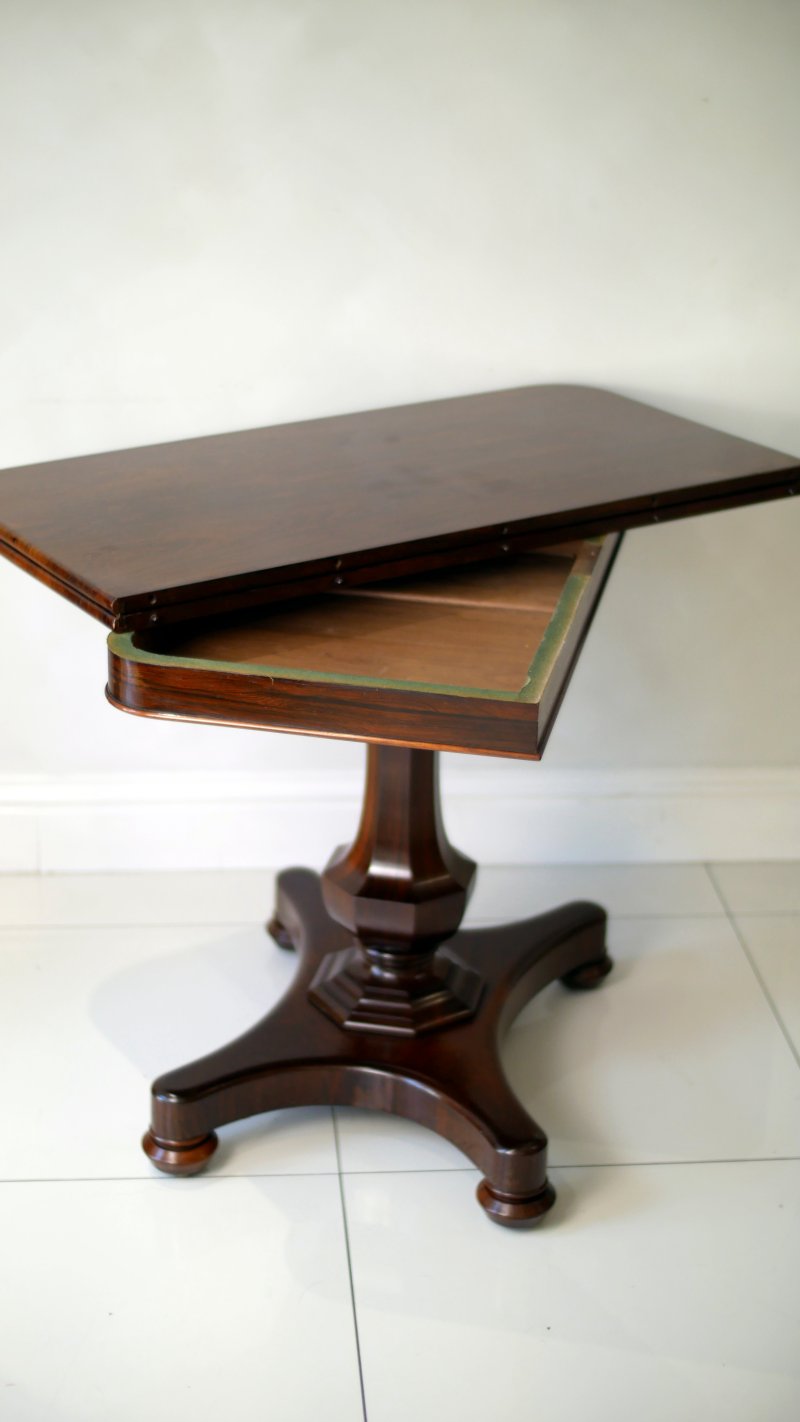 Fine William IV Rosewood Tea Table Console Hall Side Table - Image 2