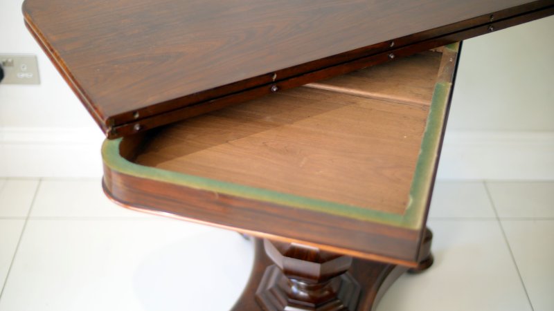 Fine William IV Rosewood Tea Table Console Hall Side Table - Image 18