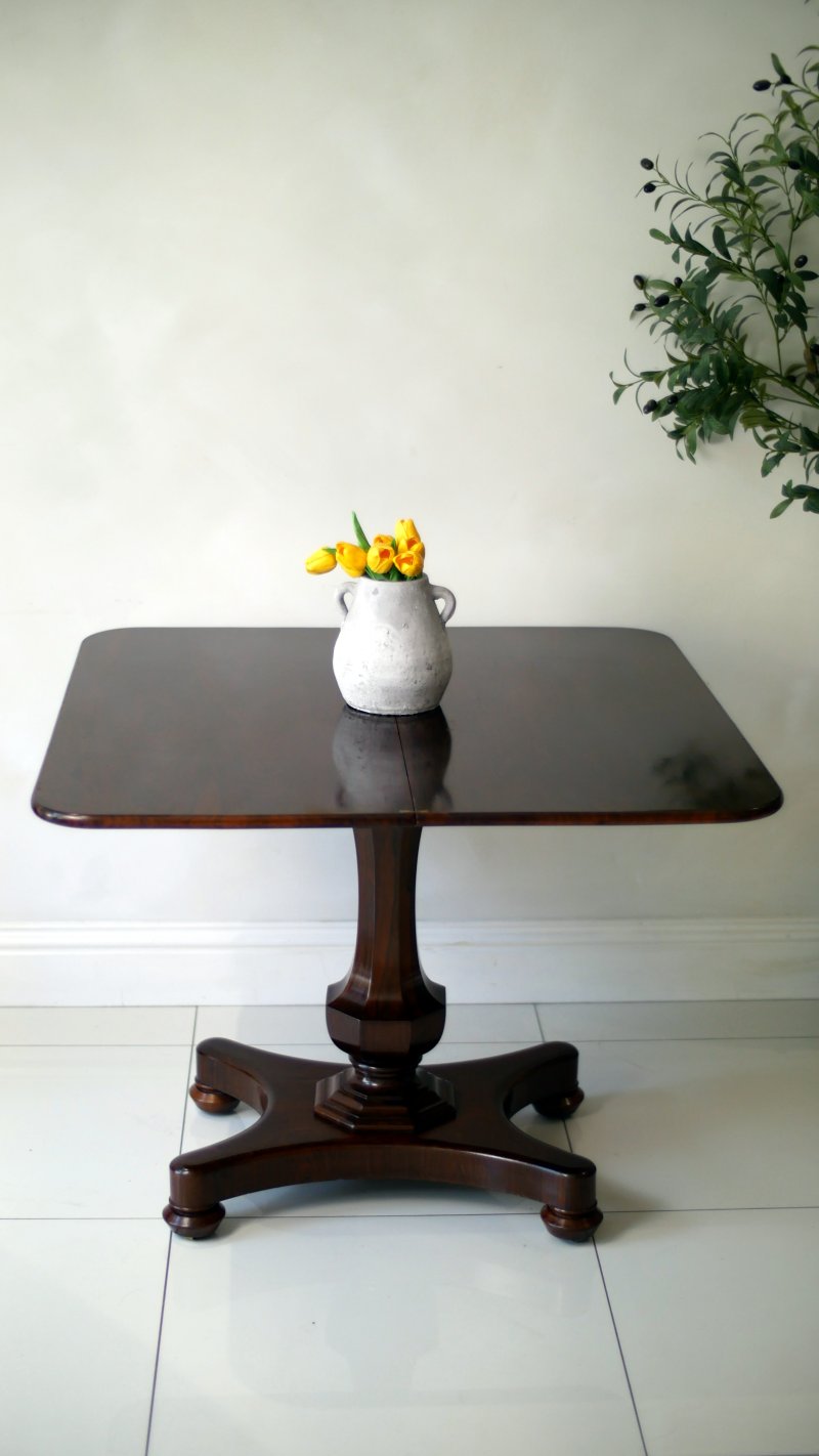 Fine William IV Rosewood Tea Table Console Hall Side Table - Image 19