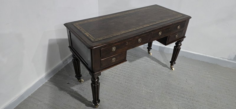 Victorian Mahogany Desk - Image 8