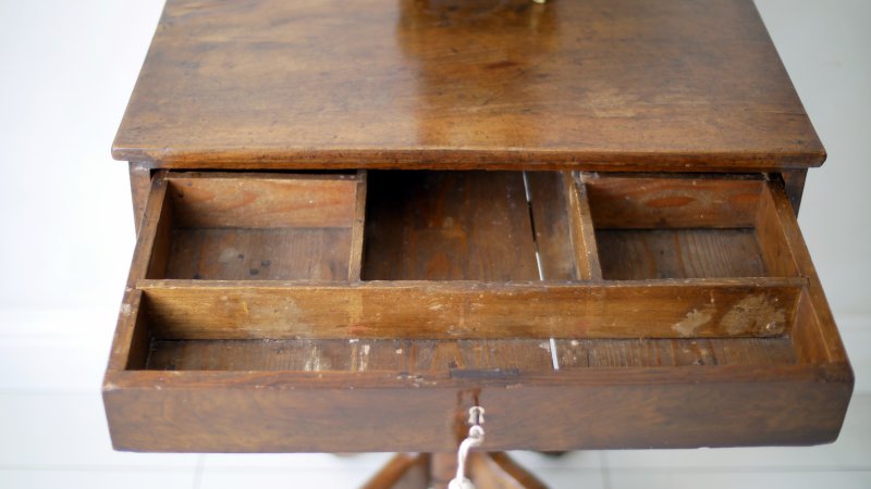 Victorian Work Table Hall Console Side table - Image 9
