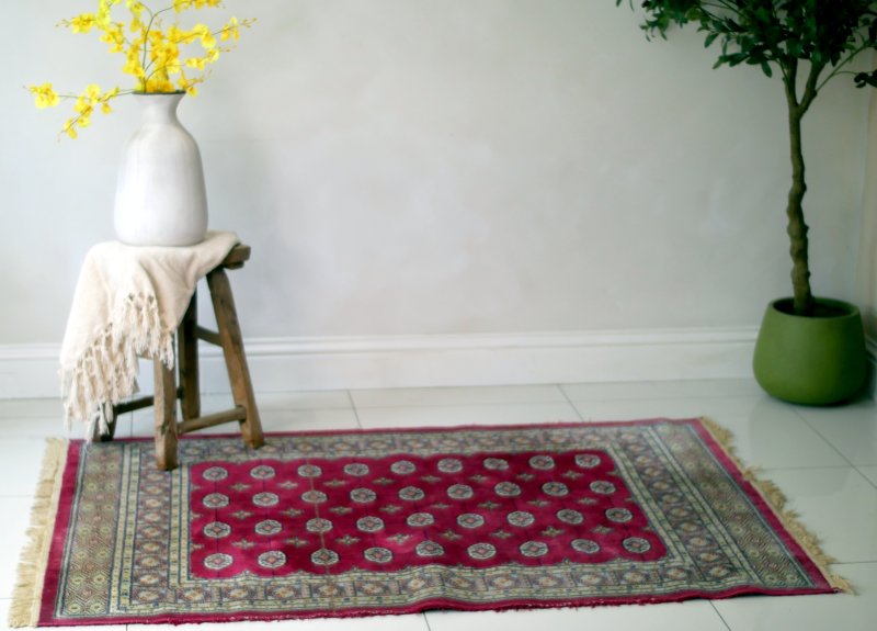 Vintage Asian Bokhara Rug - Image 3