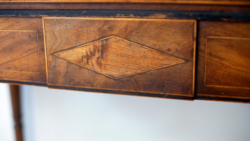Fine Regency Card Table Side Console Hall Table - Image 4