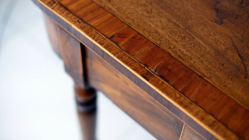 Fine Regency Card Table Side Console Hall Table - Image 7